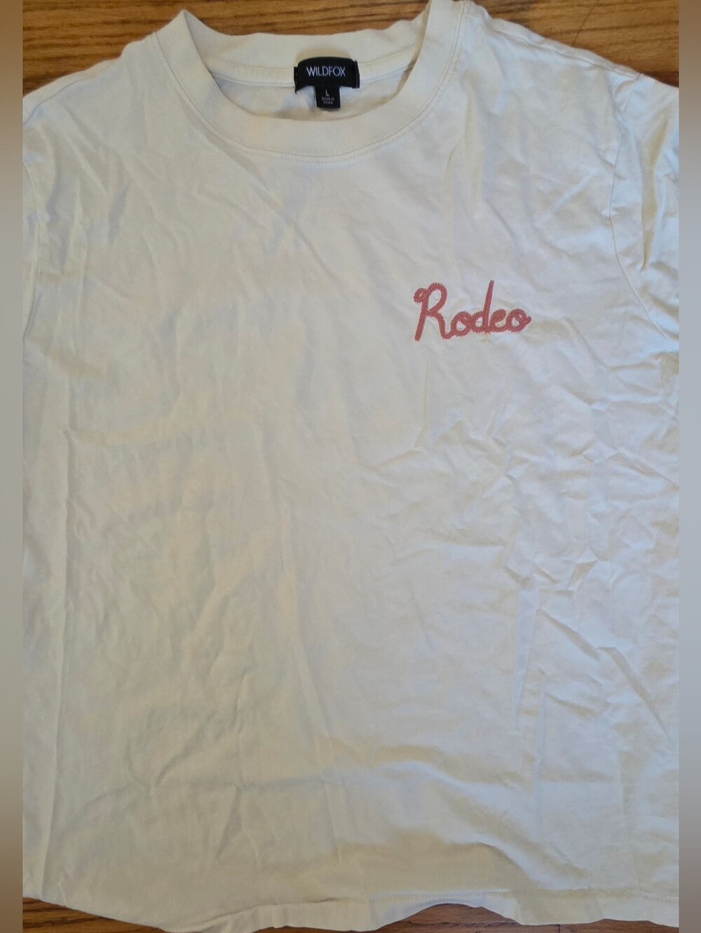 Wildfox Rodeo Tshirt, Sz L